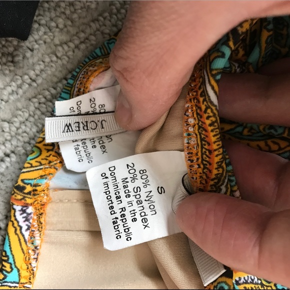 J.Crew Bikini Swim Suit S Paisley Women Size Small 2-Piece Set - Picture 7 of 8